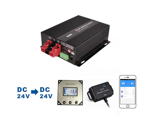 24V επίδειξη MPPT ελεγκτών LCD δαπανών ΣΥΝΕΧΩΝ μπαταριών για την μπαταρία οχημάτων
