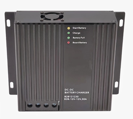 Υλικό αλουμινίου φορτιστή μπαταριών 12V 30A DC για γιοτ RV Boat