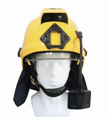 Κράνος Fire Fighter ABS IR Θερμική κάμερα εικόνας Ειδοποίηση SOS με λογισμικό Command VMS