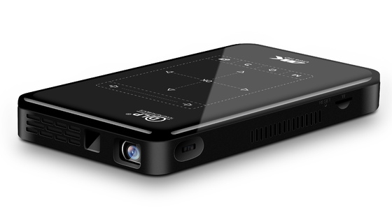 Μίνι φορητός βιντεοπροβολέας 65 Lumens Είσοδος HDMI/USB/AV/VGA Καθαρό βάρος 206g