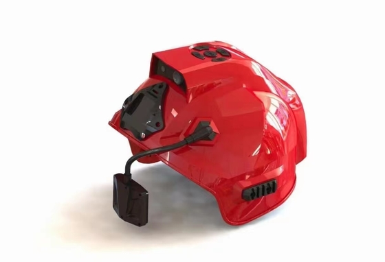 Ανίχνευση αερίου Fireman Helmet Κάμερα θερμικής απεικόνισης IR Κάμερα πυρασφαλείας κράνος ασφαλείας