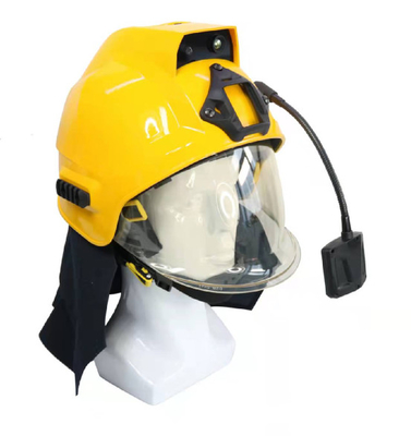 Ανίχνευση αερίου Fireman Helmet Κάμερα θερμικής απεικόνισης IR Κάμερα πυρασφαλείας κράνος ασφαλείας