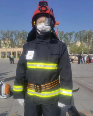 Ανίχνευση αερίου Fireman Helmet Κάμερα θερμικής απεικόνισης IR Κάμερα πυρασφαλείας κράνος ασφαλείας