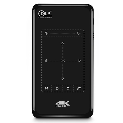 DLP Smart Mini Projector 20000 ώρες Διάρκεια ζωής λαμπτήρα με πιστοποίηση ROHS