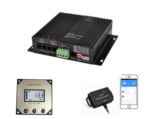 Φορτιστής μπαταρίας 12V-12V DC DC Λειτουργεί με ασφάλεια σε -20-50℃ Θερμοκρασία λειτουργίας
