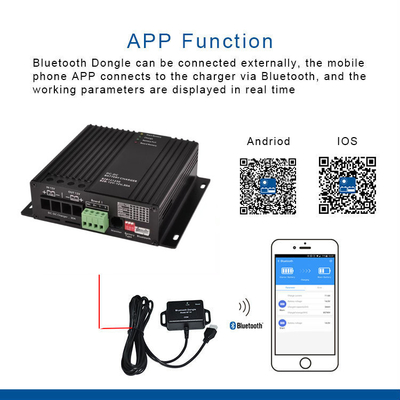 Φορτιστής μπαταρίας DC DC 12V-12V 30A Υποστήριξη Αυτόματος Έξυπνος Φορτιστής Bluetooth