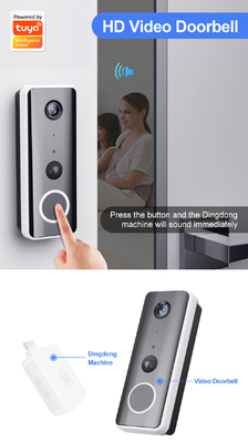 Έξυπνο σπίτι Doorbell ανίχνευσης PIR με φακό μήκους F2.0 3mm τον εστιακούς και τον έλεγχο φωνής