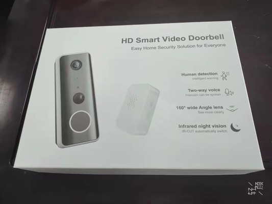 Νυχτερινή όραση WIFI τηλεοπτικό Doorbell 4 - αποθήκευση καρτών σύννεφων/μικροϋπολογιστών SD διάρκειας μπαταριών 6months