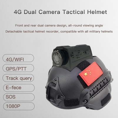 3G 4G Wi-Fi GPS Mini Smart Helmet Camera Ενσωματωμένη μπαταρία 4000mAh για εγγραφή βίντεο
