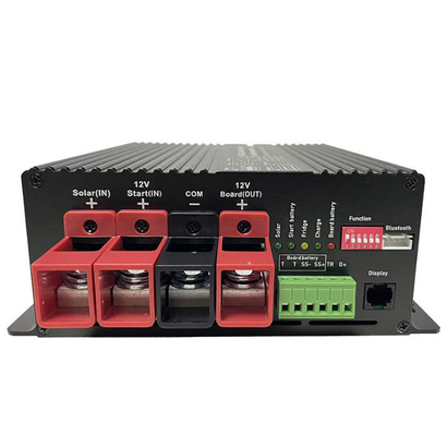DC-DC Booster Charger 12V 30A Ηλιακό MPPT 20A Φορτιστή ψυγείου 20A Διαχειριστής για RV οχήματα Αυτοκίνητο Γιατ