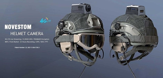 Τεχνολογία Tactical Helmet Camera 4K Καμερα μάχης και δημόσιων υποθέσεων