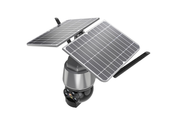 4G Ηλιακή κάμερα CCTV Hi3518E SoC Ομιλητής ευρεία οπτική γωνία 120 μοίρες