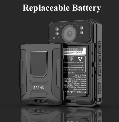 4G LTE AI Αναγνώριση προσώπου bodycam Ανθρώπινη κάμερα SOS συναγερμός 2 Way Talk