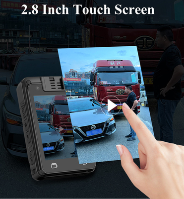 4G LTE AI Αναγνώριση προσώπου bodycam Ανθρώπινη κάμερα SOS συναγερμός 2 Way Talk