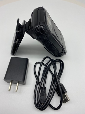 64G IP66 κάμερα σώματος της αστυνομίας με 1.5W LED και γωνία 120 μοιρών