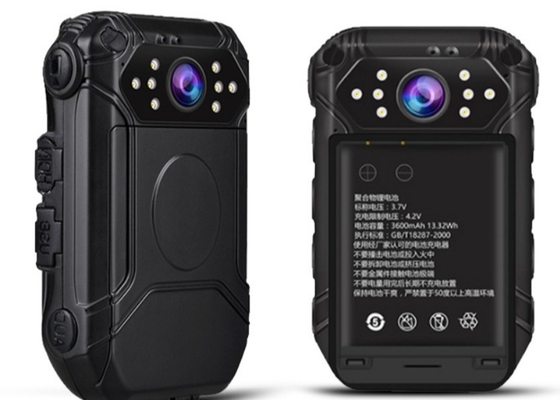 13MP νυχτερινή όραση αστυνομικής κάμερας με 120° ευρεία γωνία και IP66 αδιάβροχη