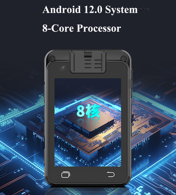 4G Ultra Definition 1080P30fps Android 12.0 κάμερα σώματος με Bluetooth 5.0 GPS