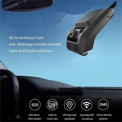 1080P 4G Dash Cam με ADAS DMS all-in-one Παρακολούθηση στάθμευσης για τη διαχείριση στόλου