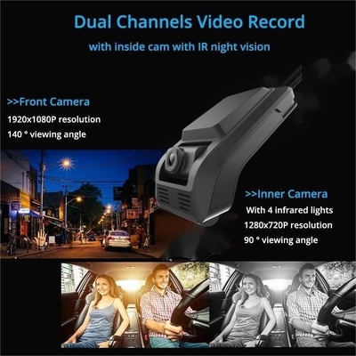 1080P 4G Dash Cam με ADAS DMS all-in-one Παρακολούθηση στάθμευσης για τη διαχείριση στόλου