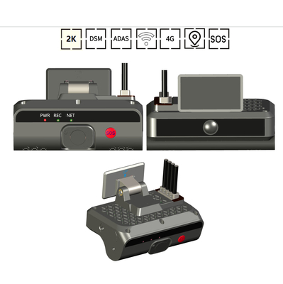 Οδηγός ταυτότητα AI Dashcam ADAS DSM 4G SOS GPS προηγμένο σύστημα υποστήριξης οδήγησης