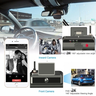4G Dashboard Διπλή κάμερα AI ADAS DMS Αναγνώριση προσώπου οδηγού με συμπίεση βίντεο H.264/H.265