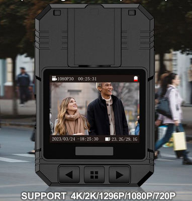 Κάμερες Mini Bodycam Υψηλής Ευκρίνειας 4K Full HD με οθόνη 2 ιντσών και μπαταρία 2500 mAh