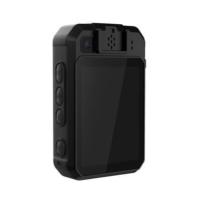 4G Wifi Bodycam Καταγραφέας Επιβολής του Νόμου με οθόνη αφής LCD 2,4 ιντσών, μπαταρία 2500 mAh, με SOS LED, κόκκινο και μπλε LED