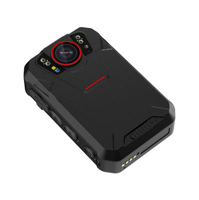 4G Wifi Bodycam Καταγραφέας Επιβολής του Νόμου με οθόνη αφής LCD 2,4 ιντσών, μπαταρία 2500 mAh, με SOS LED, κόκκινο και μπλε LED