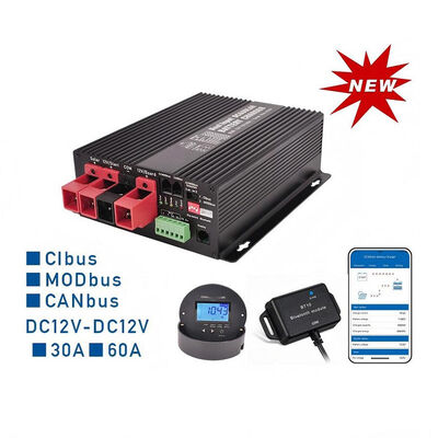 Συνεχή 12V 30A 60A Ελεγκτής φορτιστή Canbus Cibus Modbus