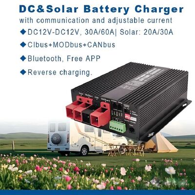 12V 30A 60A DC-DC Ηλιακό φορτιστή μπαταρίας Cibus Modbus Canbus