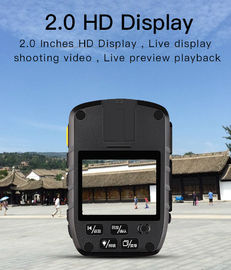 140 βαθμού WIFI φορεμένη σώμα κάμερα 4K 2K 1080P σώματος καμερών/καμερών αστυνομίας τσεπών ασφάλειας αρχείων τηλεοπτική