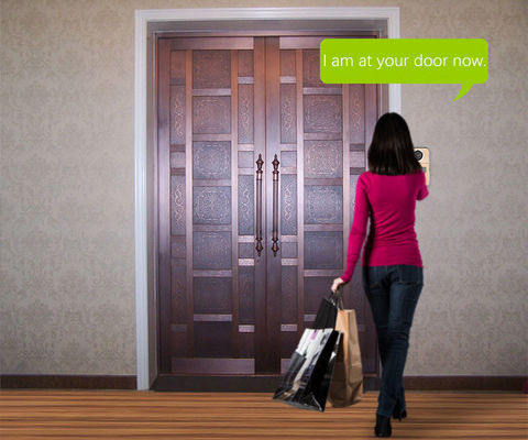Συνδεμένη με καλώδιο κάμερα ασφάλειας 32G 1M Doorbell WiFi ενδοσυνεννοήσεων