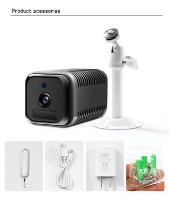 κάμερα CCTV κάμερων ασφαλείας 1920x1080 CMOS Wifi 0.75W 6200MAh 4G Wifi