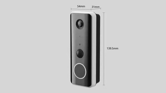 Γωνία WIFI τηλεοπτικό Doorbell 5200 οράματος 160 μπαταρία MAh με τον εσωτερικό κτύπο