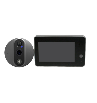 Τηλεοπτική μικρή δύναμη Doorbell ματάκι πόρτας Wifi με 4,3 ίντσα - υψηλός καθορισμός LCD