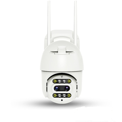 Διοφθαλμική νυχτερινή όραση μορφής DC12V 2A θόλων κάμερων ασφαλείας 2.0MP 4G Wifi