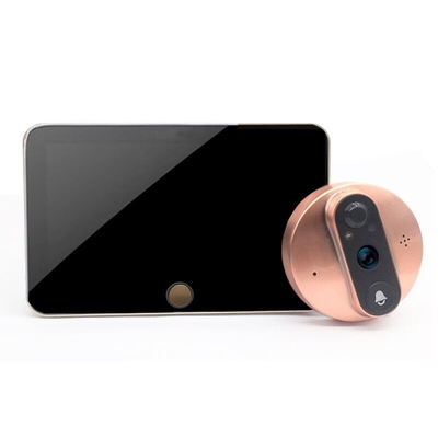 1080P η τηλεοπτική Doorbell 5000mAH μπαταρία IR ματάκι πόρτας WIFI ΈΚΟΨΕ τον αυτόματο διακόπτη