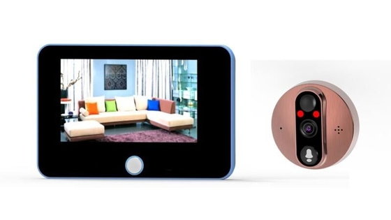 1080P η τηλεοπτική Doorbell 5000mAH μπαταρία IR ματάκι πόρτας WIFI ΈΚΟΨΕ τον αυτόματο διακόπτη