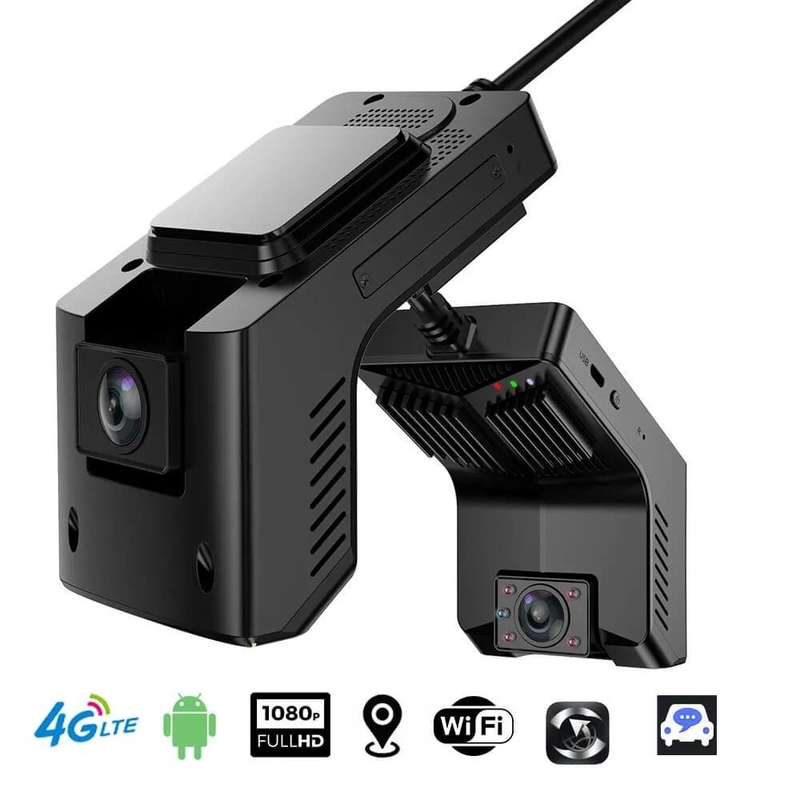 170° Wide View 4G Dash Camera με G Sensor Παρακολούθηση στάθμευσης και τεχνολογία WiFi