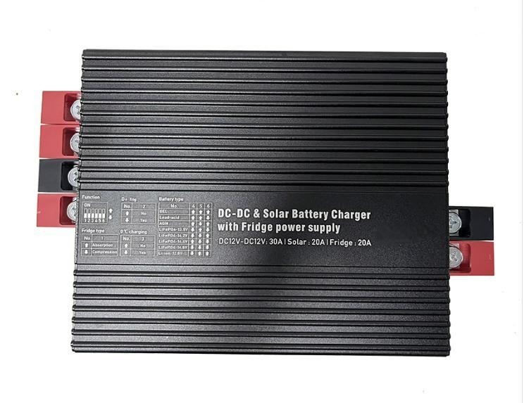30A 390W DC φορτιστή μπαταρίας για μπαταρίες 12V θερμοκρασία αντισταθμισμένη ελαφρύ σε 1,5kg