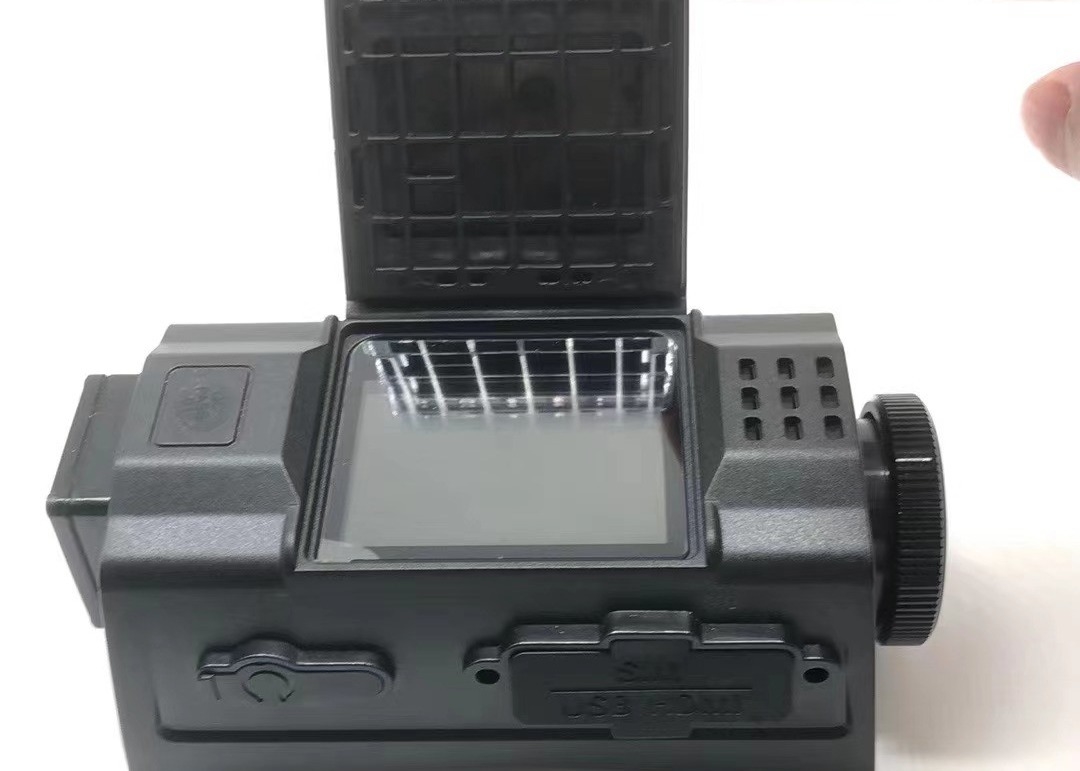 IP67 Αδιάβροχη κάμερα κράνος ασφαλείας με διπλό φακό LCD MTK6762 Chipset 2G 16G RAM+ROM
