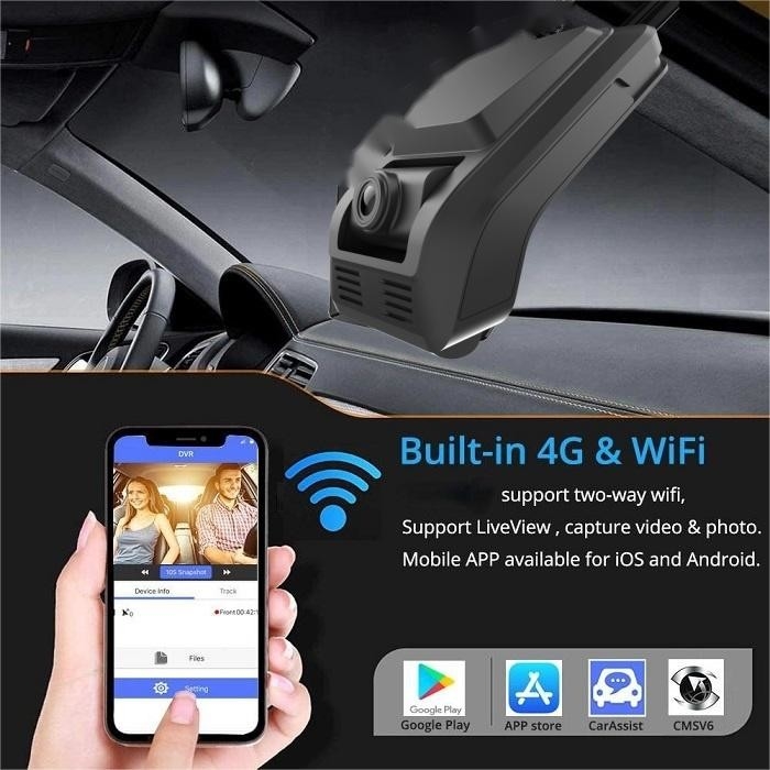 1080P 4G Dash Cam με ADAS DMS all-in-one Παρακολούθηση στάθμευσης για τη διαχείριση στόλου