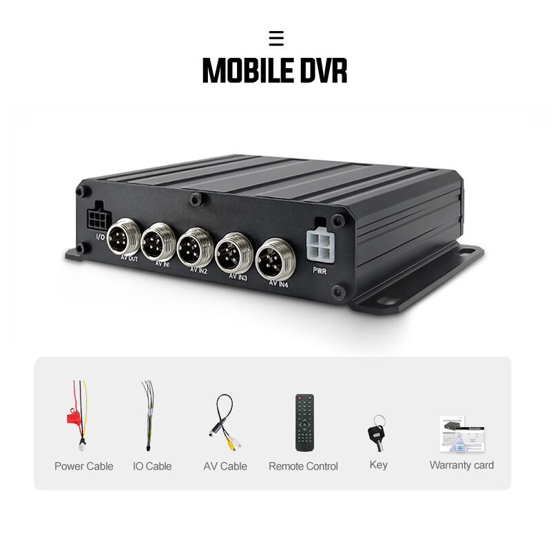 Συμπαγές μέγεθος 4G Δίκτυο Κινητό DVR Σχεδιασμένο για Απομακρυσμένη Παρακολούθηση και Μετάδοση Βίντεο σε Πραγματικό Χρόνο σε Στόλους Εμπορικών Οχημάτων