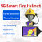 Safety 4G Fir Helmet Camera Multi-Gas Detection Wifi GPS Video Recording Led Light