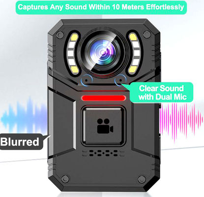 Κάμερες Mini Bodycam Υψηλής Ευκρίνειας 4K Full HD με οθόνη 2 ιντσών και μπαταρία 2500 mAh