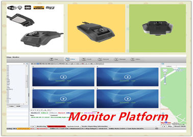 Δύο καναλιών Dashcam διπλός φακός οχημάτων DVR με το μπροστινό & οπισθοσκόπο βίντεο εγγραφής καμερών