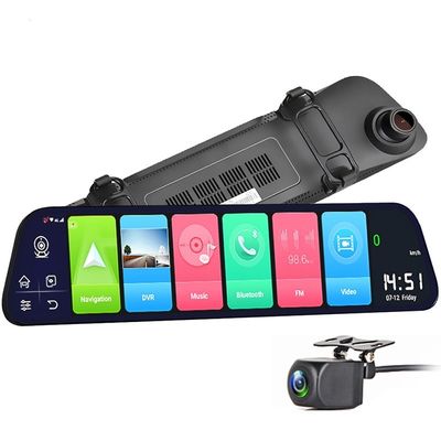 Android8.1 ναυσιπλοΐα ADAS Camcorder 800mah ΠΣΤ αυτοκινήτων DVR 1080P